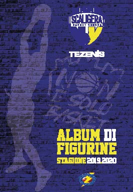 ALBUM DI FIGURINE SCALIGERA BASKET STAGIONE 2019/2020 - n. 10 bustine